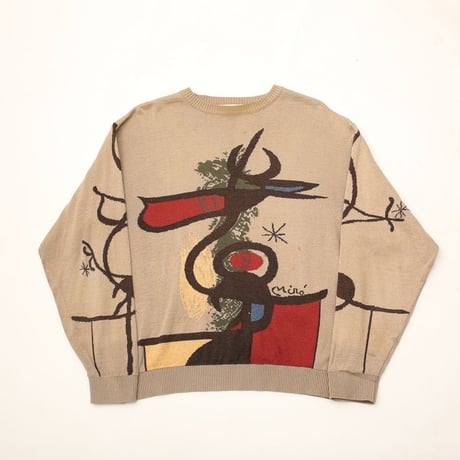 90s Joan Miró Knit Sweater