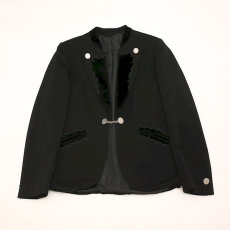 Black Embroidery Tyrolean Jacket