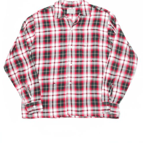 60's Rayon Check L/S Shirt