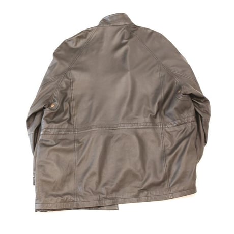 Black Lamb Leather Coat MADE IN ITALY