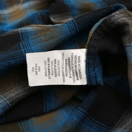 Ombre Check Flannel Shirt