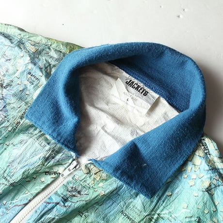 Vintage Paper Jacket World Map