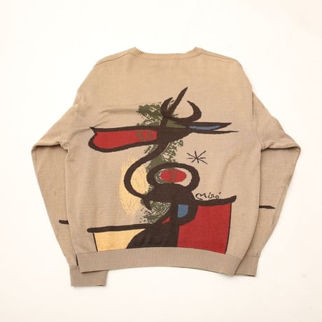 90s Joan Miró Knit Sweater