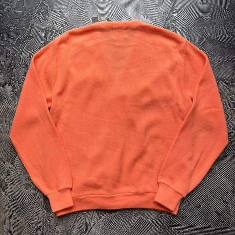 70-80s SPORTSWEAR Acrylic Knit Cardigan