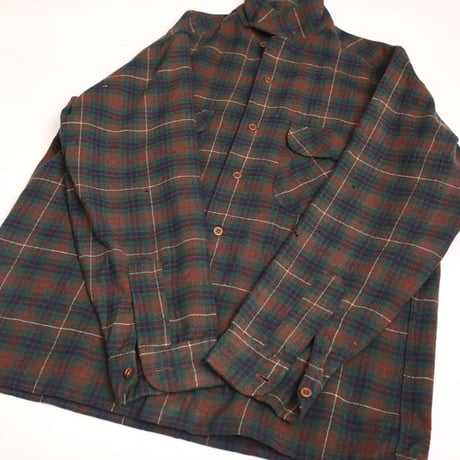 70s Pendleton Wool Plaid Loop Shirt