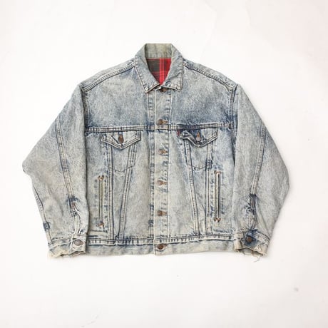 90s Levi's Liner Flannel Denim Jacket 70417-9319