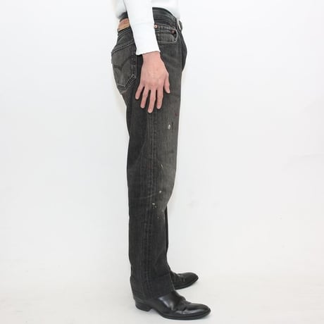 Levi's 501 Black Denim Pants MADE IN UK