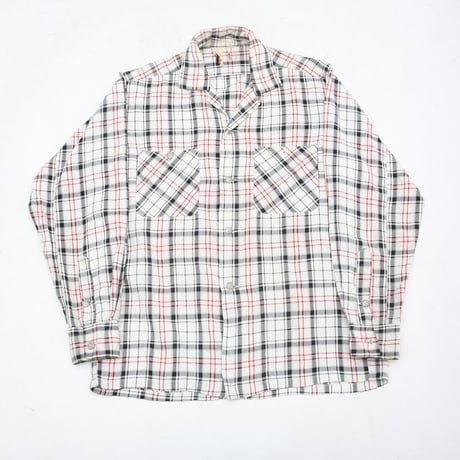 50s Open Collar Gabardine Shirt