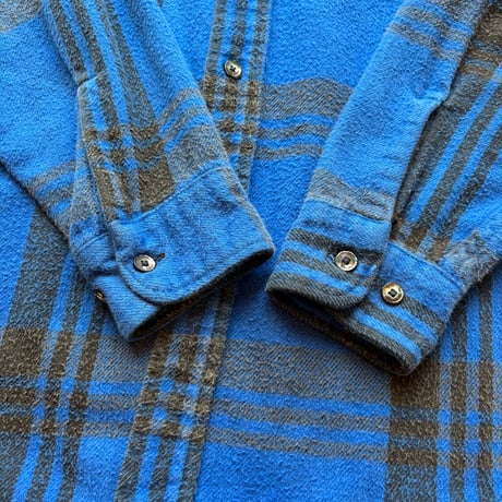 St. John's Bay × BIG MAC Cotton Heavy Flannel Shirt MADE IN USA