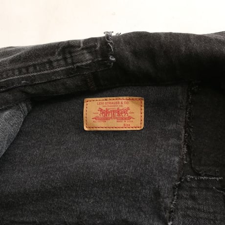 Levi's Patchwork Remake Black Denim Jacket