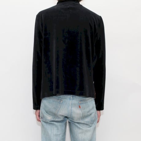 Embroidery Velour Jacket