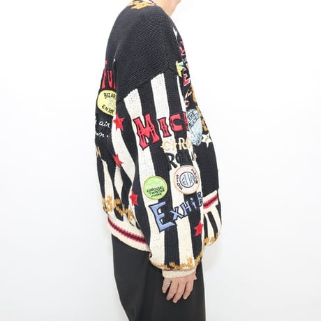 90s No! Jeans Design Knit Cardigan