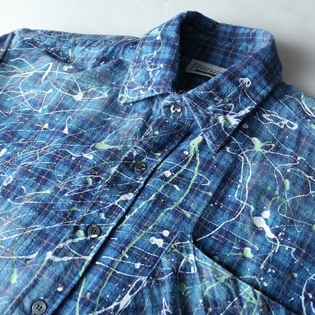 Hard Peint Vintage Flannel Shirt