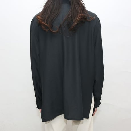 Layered Design Black Shirt