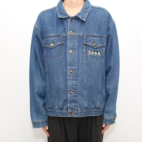 2000s Disney Denim Jacket "Millennium Mickey"
