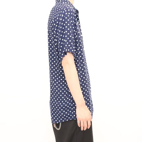 Dot Pattern Rayon S/S Shirt