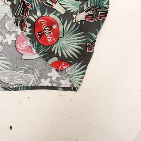 Rayon Aloha Shirt "Coca-Cola"