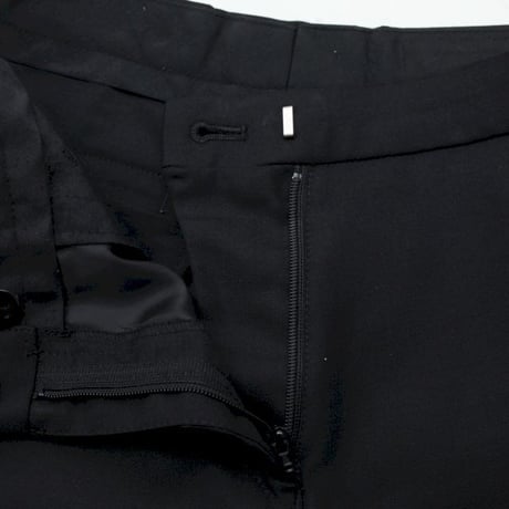 Black Flared Slacks Pants