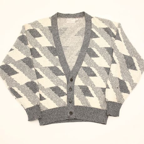 Vintage Cotton Acryl Knit Cardigan