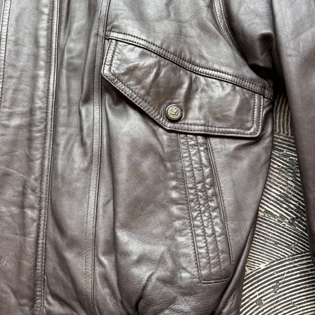 Flight Leather Jacket Brown