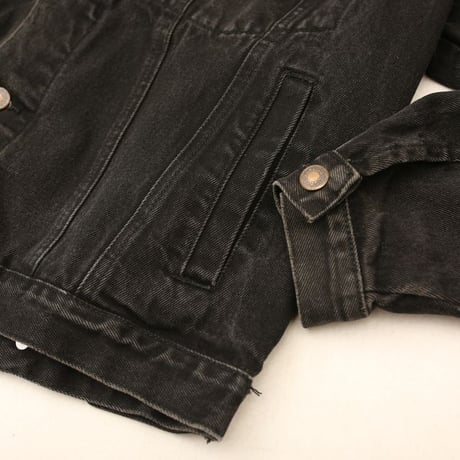 Black Denim Trucker Jacket