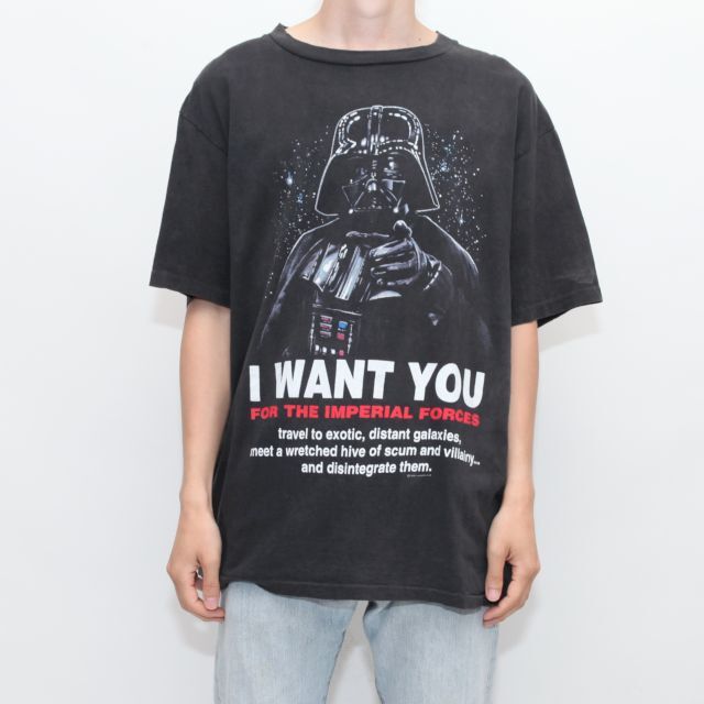 希少 STAR WARS Tシャツ ダースベイダー I WANT YOU L