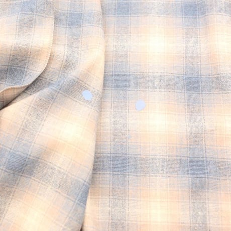 70's Pendleton Open Collar Wool Checked L/S Shirt