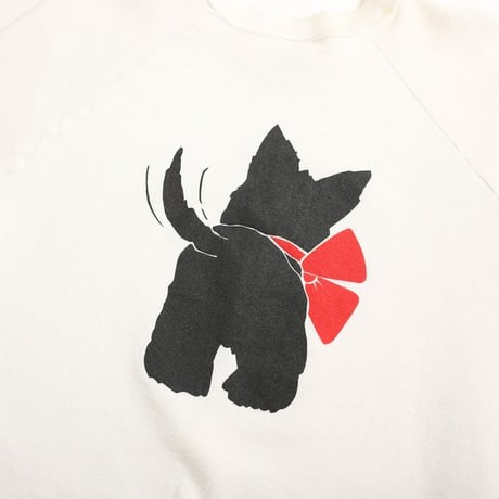 90s Sweat Shirt "Scottish Terrier" MADE IN USA