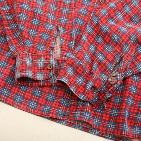 Plaid Print Flannel Shirt