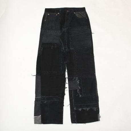 Levi's Patchwork Remake Black Denim Pants