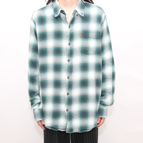 CHAPS Ombre Plaid Cotton Flannel Shirt