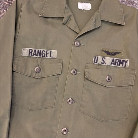 80s US.ARMY OG507 Utility Shirt
