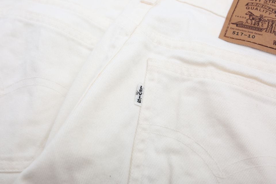 Levi's 517 White Denim Pants | Strato