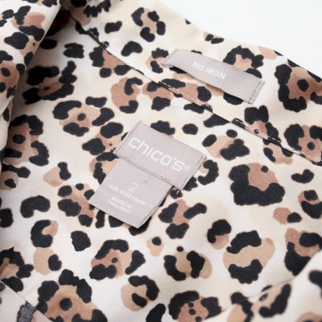 Leopard Pattern L/S Shirt