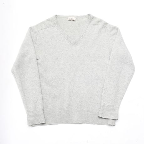 80's Hilwin Cashmere V-Neck Knit Sweater