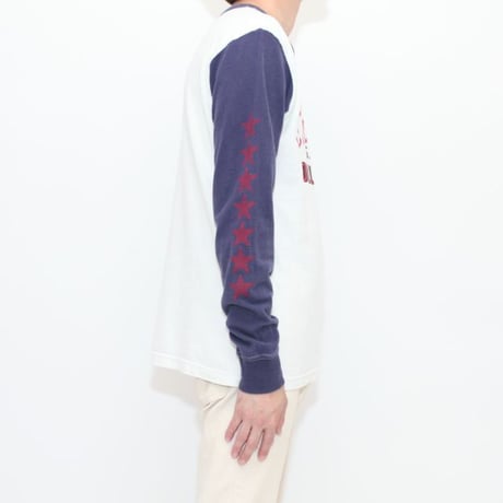 Two-tone Color  L/S T-Shirt
