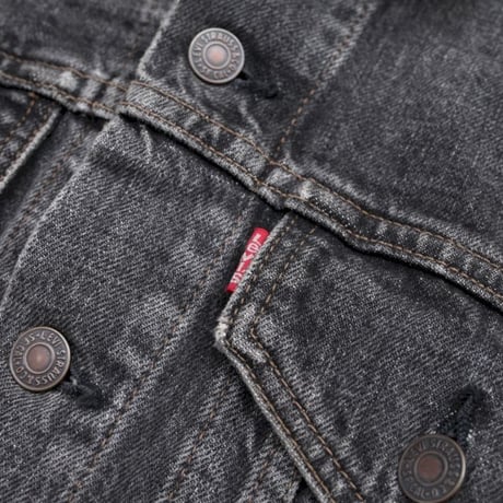Levis 70505 Black  Denim Trucker Jacket