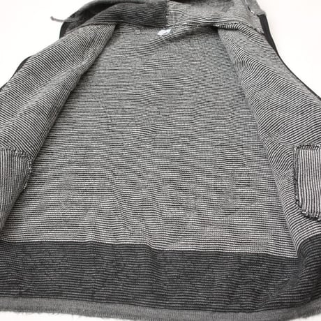Artesanias Tuntaquimba Native Wolf Pattern Wool Knit Hooded Jacket