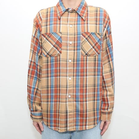 70s BIG MAC Cotton Flannel Plaid Shirt