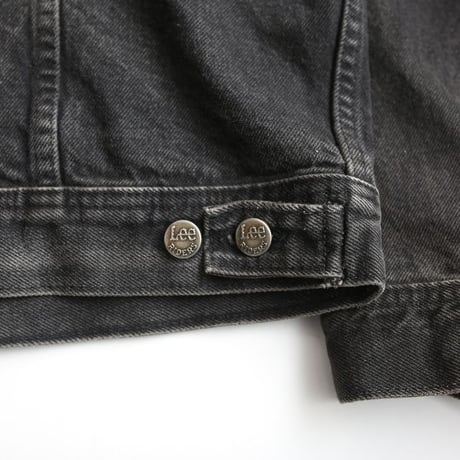 80-90s Lee 220 Black Denim Jacket