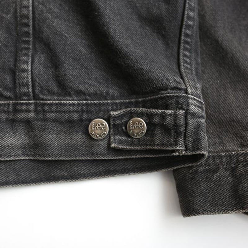 80-90s Lee 220 Black Denim Jacket | Strato