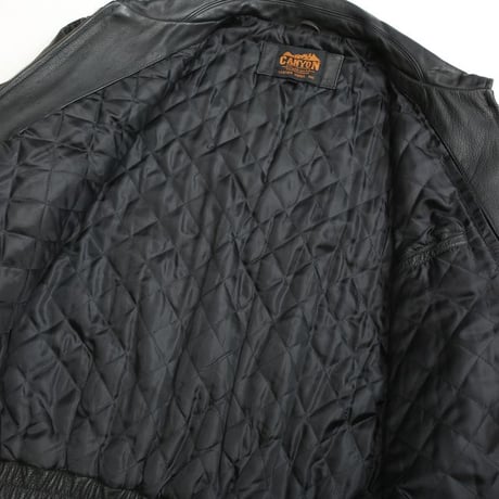Black Leather Jacket NASCAR