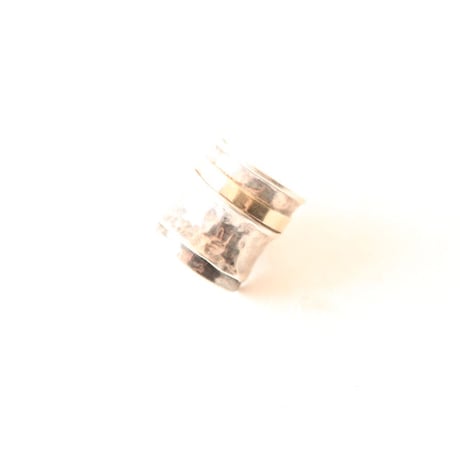 Vintage Silver Ring With 14K