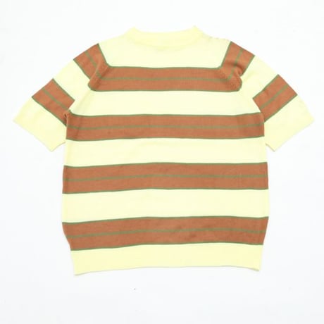 TOWN CRAFT S/S Border Knit