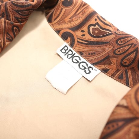 Paisley Pattern Zip Jacket