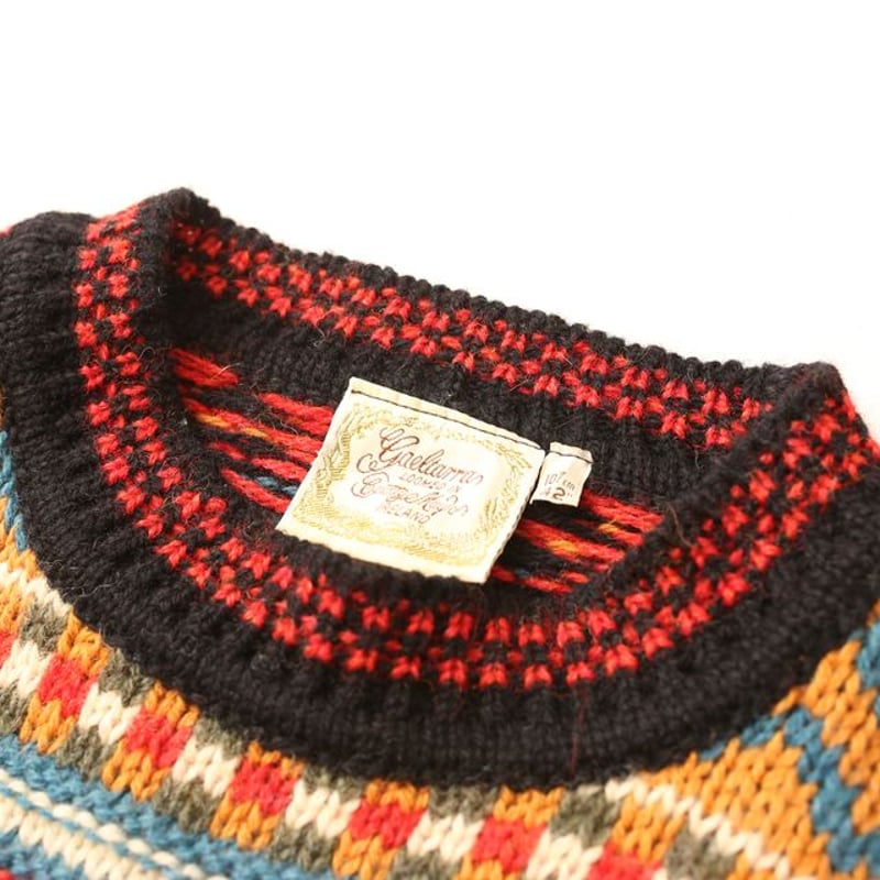 Gaeltarra Patterned Wool Knit Sweater | Strato