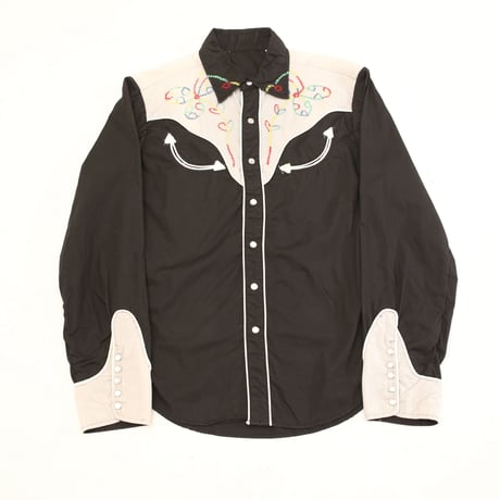 Black Western L/S Shirt