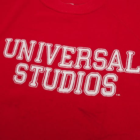 80's S/S Sweat Shirt "UNIVERSAL STUDIOS"
