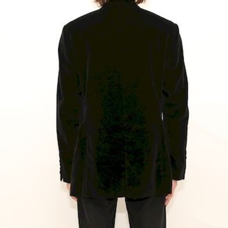 Ralph Lauren Black Velour Jacket  MADE IN ITALY