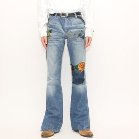 Vintage Custom Flared Denim Pants